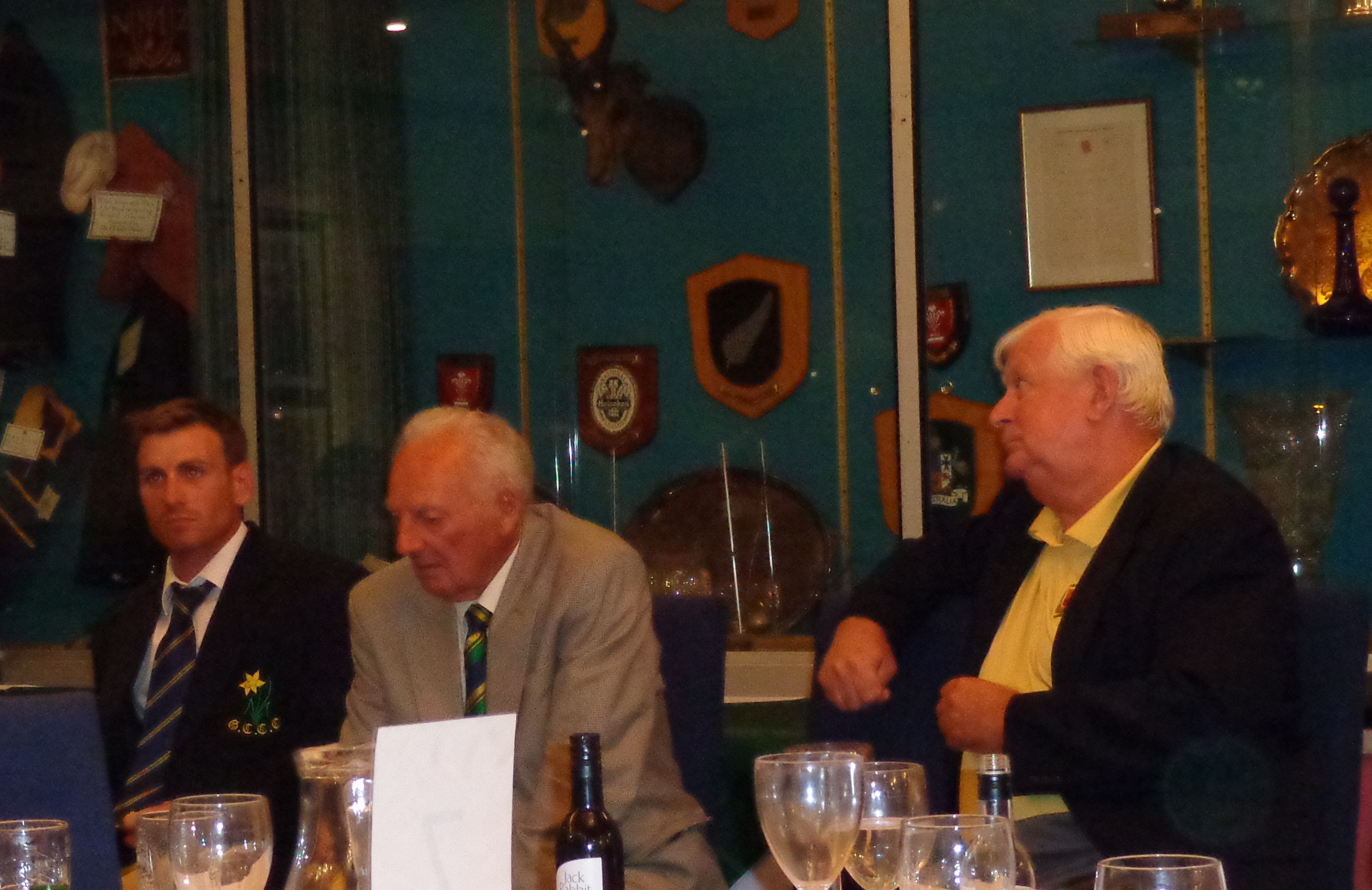 Mark Wallace, Don Shepherd and Malcolm Nash at Mark Wallace's Benefit Evening at St. Helen's, 2013